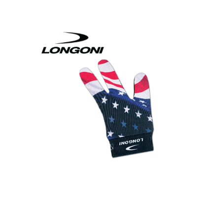 Billard Handschuh Longoni USA Flagge